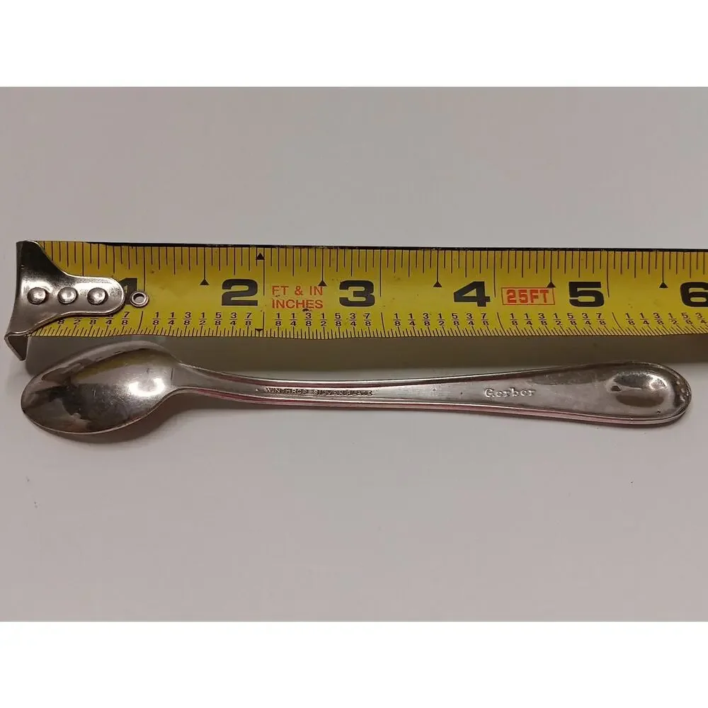 Vintage Gerber Baby Spoon Winthrop Silver plated